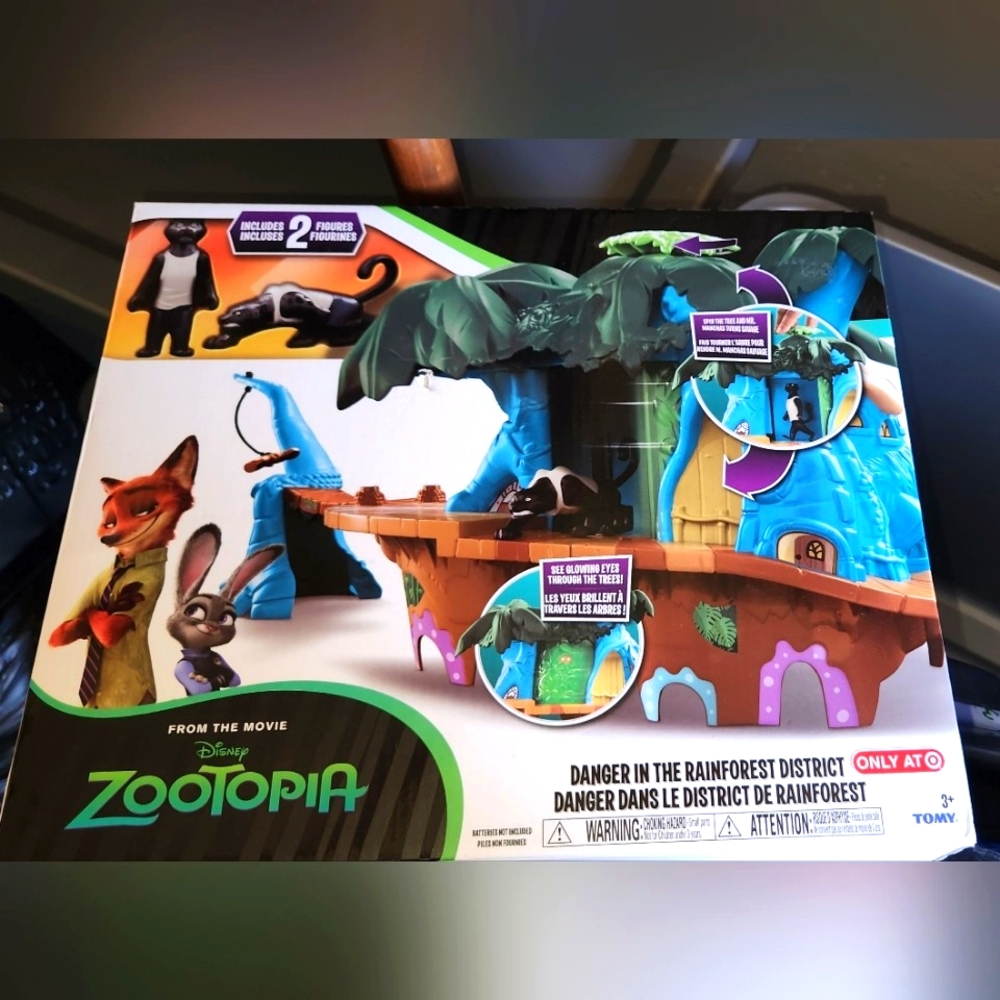 Tomy Disney Zootopia Danger in the Rainforest District Playset Target Exclusive